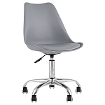 Офисный стул на металлическом основании EGGERY Grey пластик варинант исполнения - 1 | Loft Concept в Ульяновске