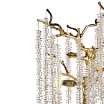 Лампа настольная со стеклянными подвесами цвет золото FAIRYTREE Light варинант исполнения - 2 | Loft Concept в Ульяновске