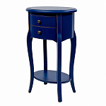 Синяя тумба на фигурных ножках Shelby варинант исполнения - 2 | Loft Concept в Ульяновске