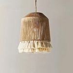 Люстра круглая плетеная с кисточками Small Solar Glow варинант исполнения - 3 | Loft Concept в Ульяновске