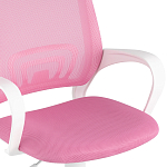 Офисное кресло с основанием из белого пластика Desk chairs Pink варинант исполнения - 6 | Loft Concept в Ульяновске