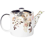 Чайный сервиз из фарфора с цветочным принтом на 6 персон 14 предметов Garden Whisper Porcelain Set  варинант исполнения - 1 | Loft Concept в Ульяновске