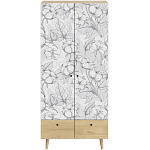 Шкаф с принтом Cotton варинант исполнения - 2 | Loft Concept в Ульяновске