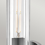 Бра для ванных комнат с прозрачным цилиндрическим плафоном на круглом основании Hinkley варинант исполнения - 10 | Loft Concept в Ульяновске