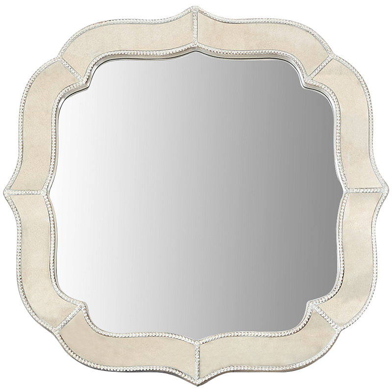 Настенное зеркало в зеркальной раме Tasse Mirror Зеркало Бежевый Настенное зеркало в зеркальной раме Tasse Mirror Зеркало Бежевый в Ульяновске | Loft Concept