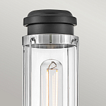 Бра для ванных комнат с прозрачным цилиндрическим плафоном на круглом основании Hinkley варинант исполнения - 8 | Loft Concept в Ульяновске