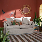 Зеркало из ротанга в форме цветка WICKER MIRROR 90 варинант исполнения - 3 | Loft Concept в Ульяновске