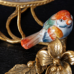 Чаша на ножке из стекла с бронзовыми элементами Bronze Branch варинант исполнения - 2 | Loft Concept в Ульяновске