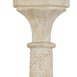 Люстра из дерева в форме подсвечника Coastal Aesthetics варинант исполнения - 2 | Loft Concept в Ульяновске