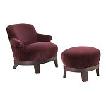 Премиальное Кресло с пуфом Turin варинант исполнения - 1 | Loft Concept в Ульяновске