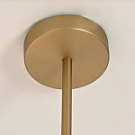 Люстра CANELLE Linear Chandelier 12 Modern Brass варинант исполнения - 4 | Loft Concept в Ульяновске