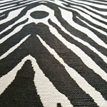 Мебельная ткань Шенилл черно-белый принт 140 см T3-1 варинант исполнения - 3 | Loft Concept в Ульяновске