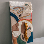 Тканый вручную текстильный гобелен Orchid варинант исполнения - 2 | Loft Concept в Ульяновске