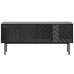 Длинная тумба с зеркальным декором Serena варинант исполнения - 3 | Loft Concept в Ульяновске