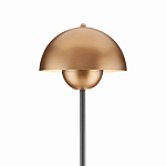 Торшер с куполообразным абажуром на чёрном мраморном основании Riverside Floor Lamp варинант исполнения - 1 | Loft Concept в Ульяновске