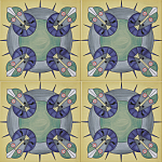 Плитка дизайнерская с узором Экипаж варинант исполнения - 2 | Loft Concept в Ульяновске