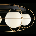 Люстра подвесная круглая с белыми плафонами Martin варинант исполнения - 4 | Loft Concept в Ульяновске