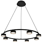 Люстра подвесная круглая черная Black Light Fixtures варинант исполнения - 1 | Loft Concept в Ульяновске