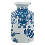 Ваза с мотивами цветущего сада с попугаями Vase Inspired by Nature варинант исполнения - 2 | Loft Concept в Ульяновске