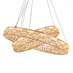 Люстра на 2 кольца с текстурной огранкой Reflection of Reality варинант исполнения - 2 | Loft Concept в Ульяновске