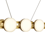 Люстра овальная с круглыми светодиодными источниками света Maxine Light варинант исполнения - 6 | Loft Concept в Ульяновске