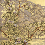 Обои ручная роспись Le Brésil Amarelo Deep Rich Gold варинант исполнения - 2 | Loft Concept в Ульяновске