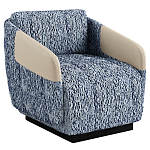 Дизайнерское Кресло William с кожаными подлокотниками  варинант исполнения - 1 | Loft Concept в Ульяновске