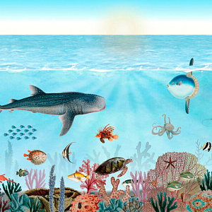 Обои ручная роспись Ocean Lookbook