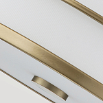 Потолочный светильник с белым матовым абажуром в металлическом каркасе Feiss варинант исполнения - 4 | Loft Concept в Ульяновске