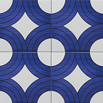 Дизайнерская плитка с узором Восьмерки варинант исполнения - 1 | Loft Concept в Ульяновске