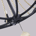 Люстра с 6-ю лампами и кремовыми деревянными бусинами Feiss варинант исполнения - 4 | Loft Concept в Ульяновске