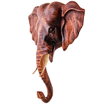 Панно из дерева голова слона Panel With Animals 30 варинант исполнения - 2 | Loft Concept в Ульяновске