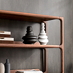 Стеллаж в гостиную для книг Moon Walnut Furniture варинант исполнения - 6 | Loft Concept в Ульяновске