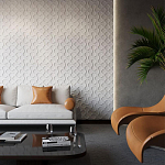 Гипсовая 3D панель с принтографией PM-18 варинант исполнения - 1 | Loft Concept в Ульяновске