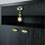 Комод Elsa Dreams Black Двухстворчатый  варинант исполнения - 4 | Loft Concept в Ульяновске
