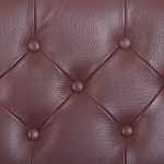 Диван из натуральной кожи на 4-х деревянных ножках из массива бука Chloe Leather Seating vine варинант исполнения - 5 | Loft Concept в Ульяновске