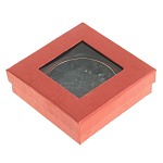 Зеркало карманное двухстороннее круглое из натурального камня Серафинит в подарочной упаковке Gold Stone Mirrors варинант исполнения - 4 | Loft Concept в Ульяновске