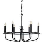 Люстра круглая с 6-ю лампами Kichler варинант исполнения - 1 | Loft Concept в Ульяновске