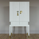 Кабинетный шкаф Elsa Dreams White с 2-мя ящиками варинант исполнения - 5 | Loft Concept в Ульяновске