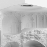 Встраиваемый в стену гипсовый светильник под покраску в античном стиле Antiquity Athena варинант исполнения - 10 | Loft Concept в Ульяновске