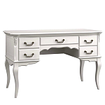 Стол рабочий белый из массива бука с 5-ю ящиками White Provence варинант исполнения - 1 | Loft Concept в Ульяновске