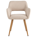 Стул в рогожке бежевого цвета NEASAN STOOL варинант исполнения - 2 | Loft Concept в Ульяновске