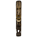 Деревянная статуэтка Абориген в маске Aboriginal Man in Mask варинант исполнения - 1 | Loft Concept в Ульяновске