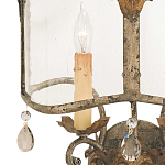 Бра настенное с цветочным мотивом Aged Luxury варинант исполнения - 1 | Loft Concept в Ульяновске