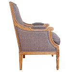 Кресло William Classical Armchair grey flax варинант исполнения - 1 | Loft Concept в Ульяновске
