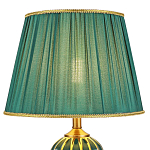 Настольная лампа с абажуром Celestina Green  Gold Lampshade Table Lamp варинант исполнения - 3 | Loft Concept в Ульяновске