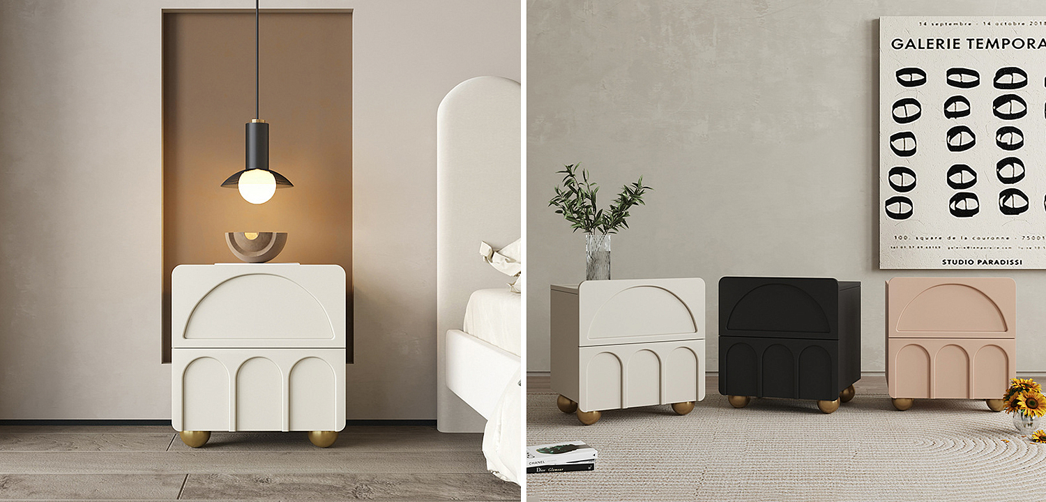 Тумба Arch Nightstand Beige Тумба Arch Nightstand Beige - Loft-Concept в Ульяновске