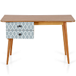 Письменный стол с принтом на ящиках Elise Desk варинант исполнения - 7 | Loft Concept в Ульяновске