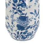 Ваза фарфоровая с узким горлышком и синими цветочными мотивами Independence варинант исполнения - 3 | Loft Concept в Ульяновске