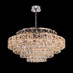 Люстра хрустальная в неоклассическом стиле на серебристом каркасе Majesty варинант исполнения - 5 | Loft Concept в Ульяновске